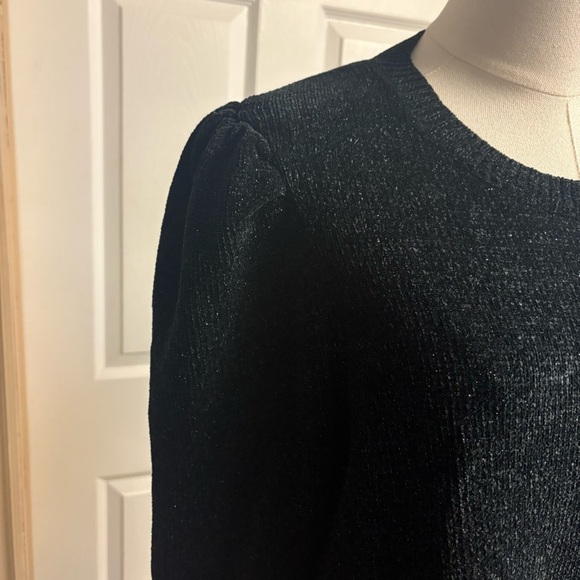 NWT Michael Kors Black Sparkly Sweater - Picture 3 of 8